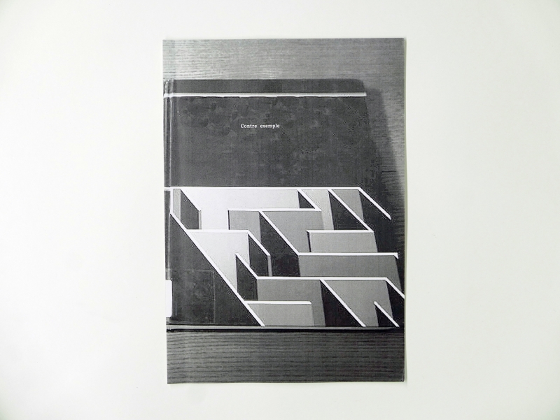 Contre Exemple 20 pages 20 x 28,5 cm b/w photocopy