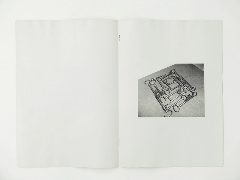 Keys 6 pages 21 x 30 cm b/w photocopy 50 prints 20