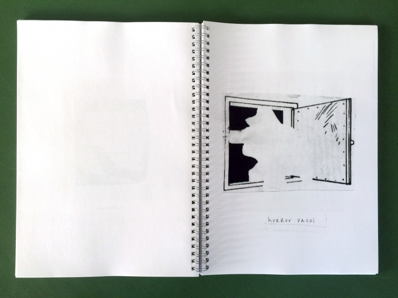 Peinture peinte 95 pages 21 x 29,7 cm b/w photocop