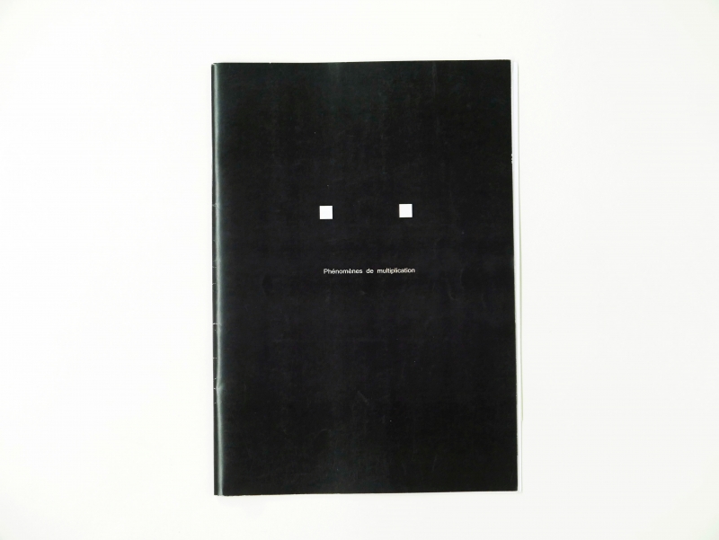 Phénomènes de Multiplication 38 pages 20 x 29 cm