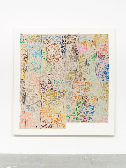 Untitled 2023 acrylic & oil on canvas 180 x 170 cm