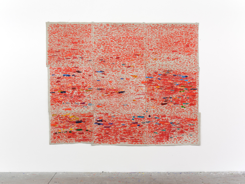 Untitled 2026 acrylic & oil on linen 192 × 240 cm