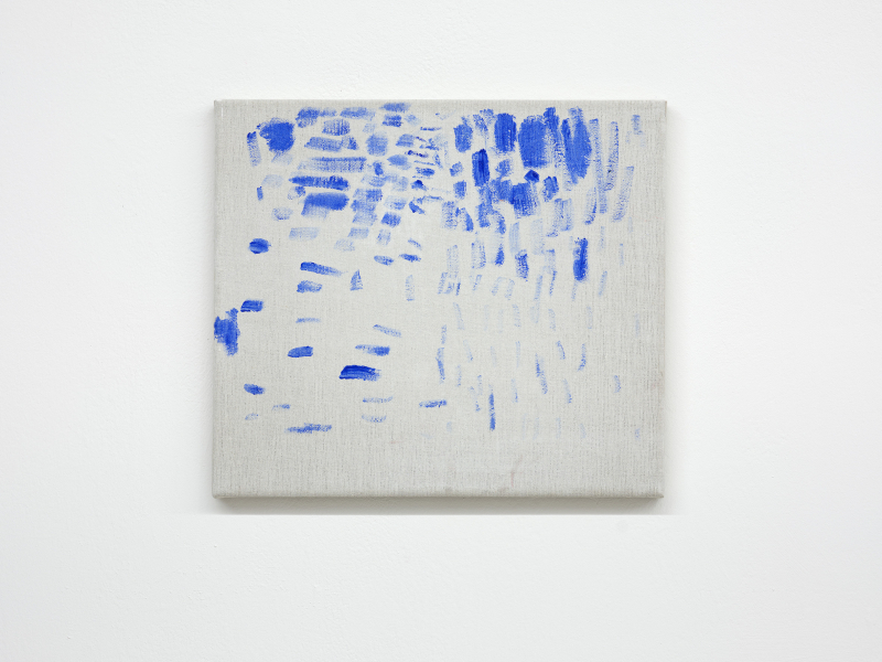 Untitled 2025 acrylic on linen 30 × 34 cm