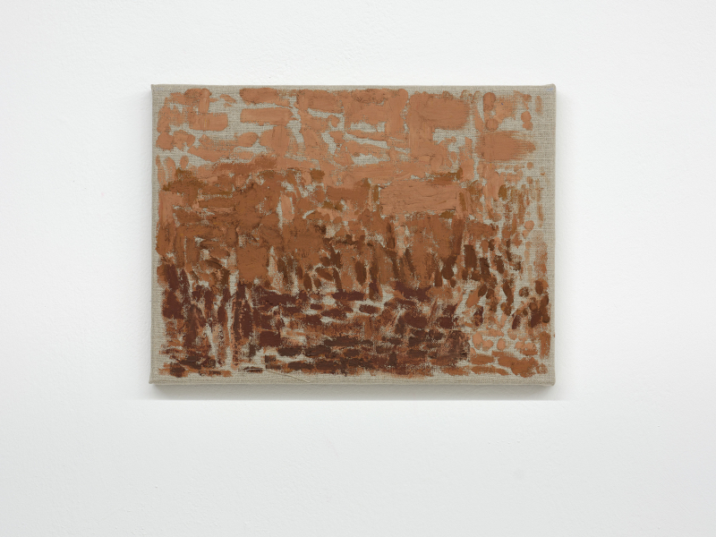 Untitled 2025 acrylic on linen 25 × 34 cm